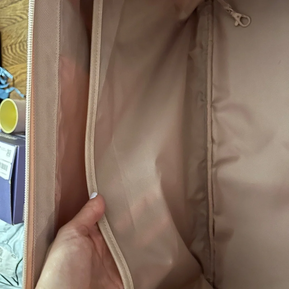 BEIS Blush Pink Convertible Weekender - Picture 7 of 16